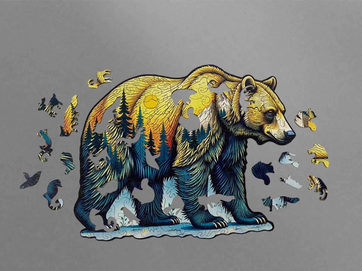 Деревянные пазлы