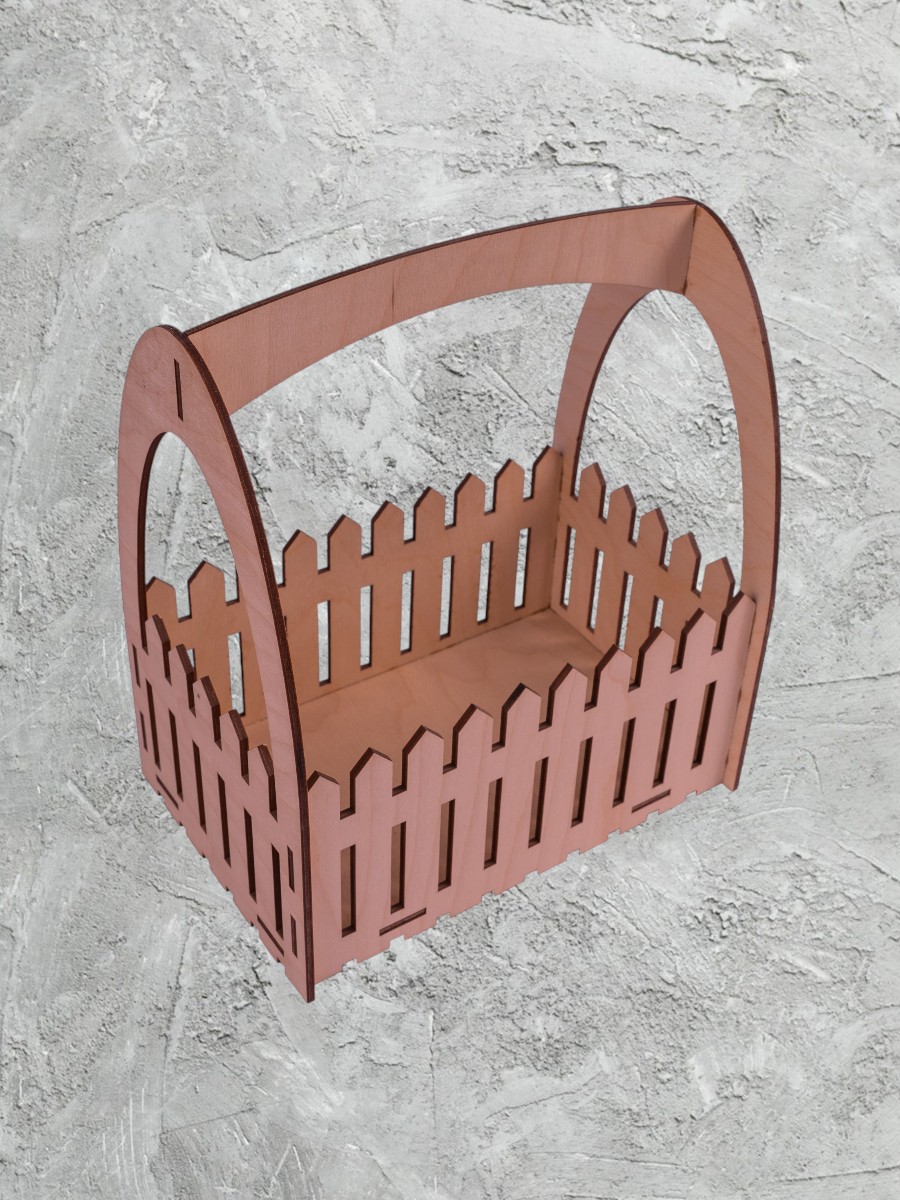 Деревянные корзинки для цветов